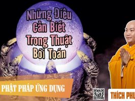 Những Điều Cần Biết Trong Thuật Bói Toán – Thích Phước Tiến nhung dieu can biet trong thuat