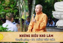 Những điều khó làm – HT. Thích Viên Giác nhung dieu kho lam ht thich vien