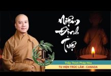 Niệm Định Tuệ – Thích Pháp Hòa niem dinh tue thich phap hoa