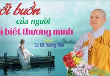 Nỗi Buồn Của Người Chỉ Biết Thương Mình – Thích Nữ Hương Nhũ noi buon cua nguoi chi biet thuo