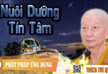 Nuôi Dưỡng Tín Tâm – Thích Trí Quảng nuoi duong tin tam thich tri qua