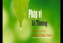 Pháp Vị Vô Thượng – Thích Chân Tính phap vi vo thuong thich chan tin