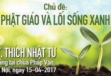 Phật Giáo Và Lối Sống Xanh – Thích Nhật Từ phat giao va loi song xanh thich