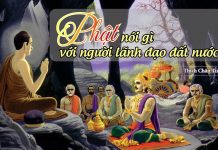 Phật Nói Gì Với Người Lãnh Đạo Đất Nước – Thích Chân Tính phat noi gi voi nguoi lanh dao d