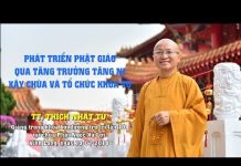 Phát Triển Phật Giáo Qua Tăng Trưởng Tăng Ni, Xây Chùa Và Tổ Chức Khóa Tu – Thích Nhật Từ phat trien phat giao qua tang tr