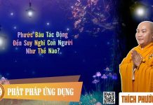 Phước Báu Tác Động Đến Suy Nghĩ Con Người Như Thế Nào? – Thích Phước Tiến phuoc bau tac dong den suy nghi
