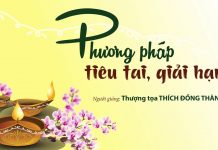 Phương Pháp Tiêu Tai, Giải Hạn (KTPT 88) – Thích Đồng Thành phuong phap tieu tai giai han kt