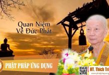 Quan Niệm Về Đức Phật – Thích Trí Quảng quan niem ve duc phat thich tri