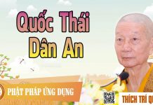 Quốc Thái Dân An – Thích Trí Quảng quoc thai dan an thich tri quang