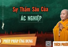 Sự Thấm Sâu Của Ác Nghiệp – Thích Phước Tiến su tham sau cua ac nghiep thich