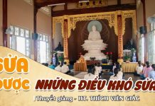 Sửa được những điều khó sửa – Thích Viên Giác sua duoc nhung dieu kho sua thic