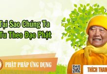 Tại Sao Chúng Ta Tu Theo Đạo Phật – Thích Thanh Từ tai sao chung ta tu theo dao pha