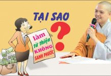 Tại Sao Làm Từ Thiện Không Có Phước Đức – Thích Nữ Hương Nhũ tai sao lam tu thien khong co ph