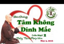Tâm Không Dính Mắc 2 (vấn đáp) – Thích Pháp Hòa tam khong dinh mac 2 van dap thi