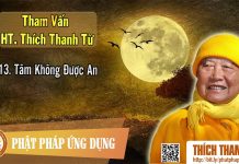 Tâm Không Được An – Tham vấn HT Thích Thanh Từ 13 tam khong duoc an tham van ht th