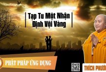 Tạp Tu – Một Nhận Định Vội Vàng – Thích Phước Tiến tap tu mot nhan dinh voi vang th