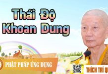 Thái Độ Khoan Dung – Thích Trí Quảng thai do khoan dung thich tri qua