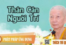 Thân Cận Nguời Trí – Thích Trí Quảng than can nguoi tri thich tri qua
