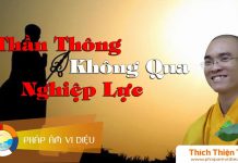 Thần Thông Không Qua Nghiệp Lực – Thích Thiện Tuệ than thong khong qua nghiep luc