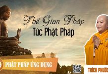 Thế Gian Pháp Tức Phật Pháp – Thích Phước Tiến the gian phap tuc phat phap thic