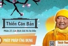 Thiền Căn Bản 27 – Lời Dịch Giả Và Sơ Dẫn – Thích Thanh Từ thien can ban 27 loi dich gia va