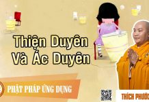 Thiện Duyên Và Ác Duyên – Thích Phước Tiến thien duyen va ac duyen thich ph
