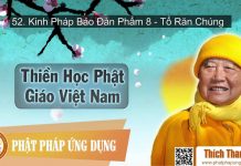Thiền Học Phật Giáo Việt Nam 52 -Kinh Pháp Bảo Đàn Phẩm 8 – Tổ Răn Chúng – Thích Thanh Từ thien hoc phat giao viet nam 52