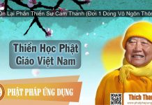 Thiền Học Phật Giáo Việt Nam 55 – Ôn Lại Phần Thiền Sư Cảm Thành (Đời 1 Dòng Vô Ngôn Thông) – Thích Thanh Từ thien hoc phat giao viet nam 55