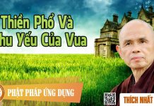 Thiền Phổ Và Nhu Yếu Của Vua – Thích Nhất Hạnh thien pho va nhu yeu cua vua thi