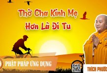 Thờ Cha Kính Mẹ Hơn LÀ Đi Tu ? – Thích Phước Tiến tho cha kinh me hon la di tu thi