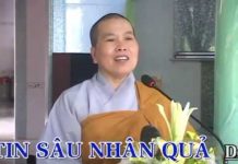 Tin Sâu Nhân Quả – Thích Nữ Như Lan tin sau nhan qua thich nu nhu la
