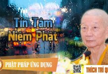 Tín Tâm Niệm Phật – Thích Trí Quảng tin tam niem phat thich tri quan