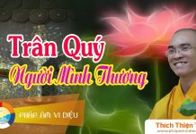 Trân Quý Người Mình Thương – Thích Thiện Tuệ tran quy nguoi minh thuong thich