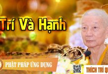 Trí Và Hạnh – Thích Trí Quảng tri va hanh thich tri quang