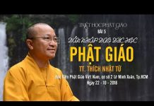 Triết Học PG Bài 5: Dẫn Nhập Đạo Đức Học Phật Giáo – Thích Nhật Từ triet hoc pg bai 5 dan nhap dao