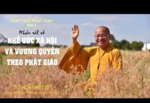 Triết Học PG Bài 7: Khảo Sát Về Khế Ước Xã Hội Và Vương Quyền Theo PG – Thích Nhật Từ triet hoc pg bai 7 khao sat ve k