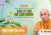 Triết Lý Thủ Lăng Nghiêm Phần 18 – Thích Huệ Đăng triet ly thu lang nghiem phan 18