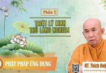 Triết Lý Thủ Lăng Nghiêm Phần 2 – Thích Huệ Đăng triet ly thu lang nghiem phan 2