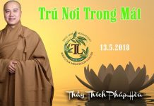 Trú Nơi Trong Mát – Thích Pháp Hòa tru noi trong mat thich phap hoa