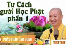 Tư Cách Người Học Phật phần 1 – Thích Thiện Thuận tu cach nguoi hoc phat phan 1 th