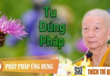 Tu Đúng Pháp – Thích Trí Quảng tu dung phap thich tri quang