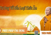 Tư Duy Về Bốn Loại Thức Ăn (KT42) – Thích Phước Tiến tu duy ve bon loai thuc an kt42