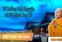 Tứ Hoằng Thệ Nguyện Là Sứ Mạng Trụ Trì – Thích Phước Tiến tu hoang the nguyen la su mang t