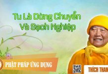 Tu Là Dừng Chuyển Và Sạch Nghiệp – Thích Thanh Từ tu la dung chuyen va sach nghiep