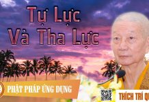 Tự Lực Và Tha Lực – Thích Trí Quảng tu luc va tha luc thich tri quan