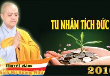 Tu Nhân Tích Đức – Thích Nữ Hương Nhũ tu nhan tich duc thich nu huong