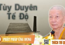 Tùy Duyên Tế Độ – Thích Trí Quảng tuy duyen te do thich tri quang