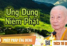 Ứng Dụng Niệm Phật – Thích Trí Quảng ung dung niem phat thich tri qua