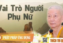 Vai Trò Người Phụ Nữ – Thích Trí Quảng vai tro nguoi phu nu thich tri q