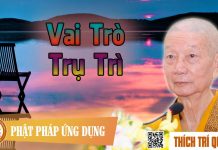 Vai Trò Trụ Trì – Thích Trí Quảng vai tro tru tri thich tri quang